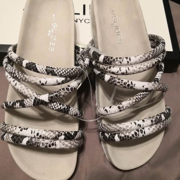 j slides animal print